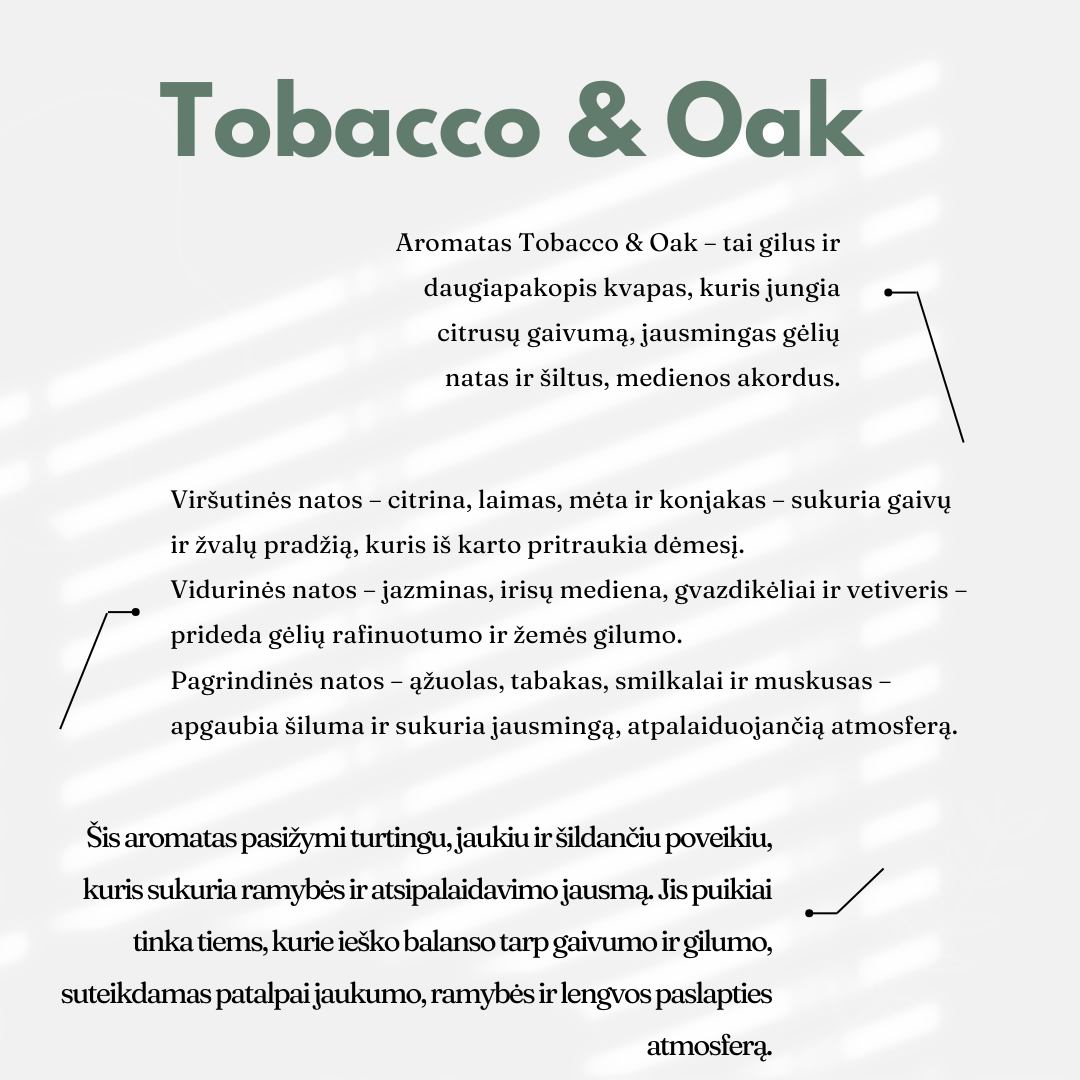 Namų kvapas Tobacco & Oak